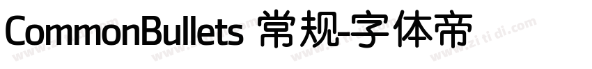 CommonBullets 常规字体转换